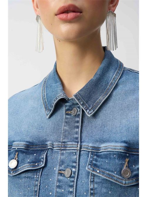 Giacca in denim elasticizzato con ricamo JOSEPH RIBKOFF | 251953593593